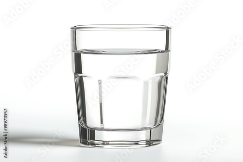 Wallpaper Mural Clear Water in Simple Glass on White Background Torontodigital.ca