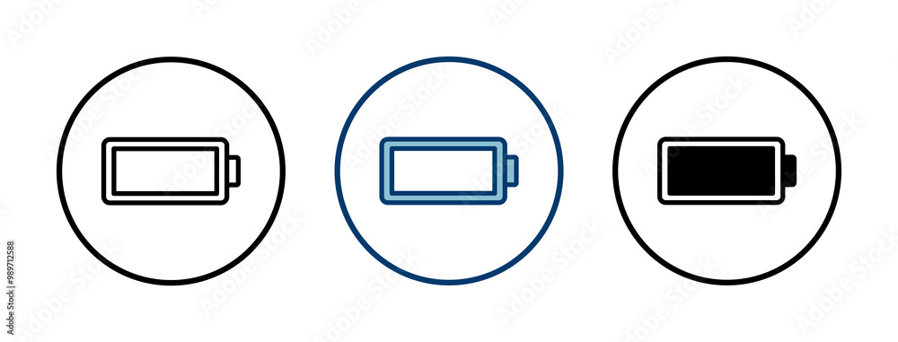 battery icon vector isolated on white background. Battery vector icon. battery charge level. battery charging icon