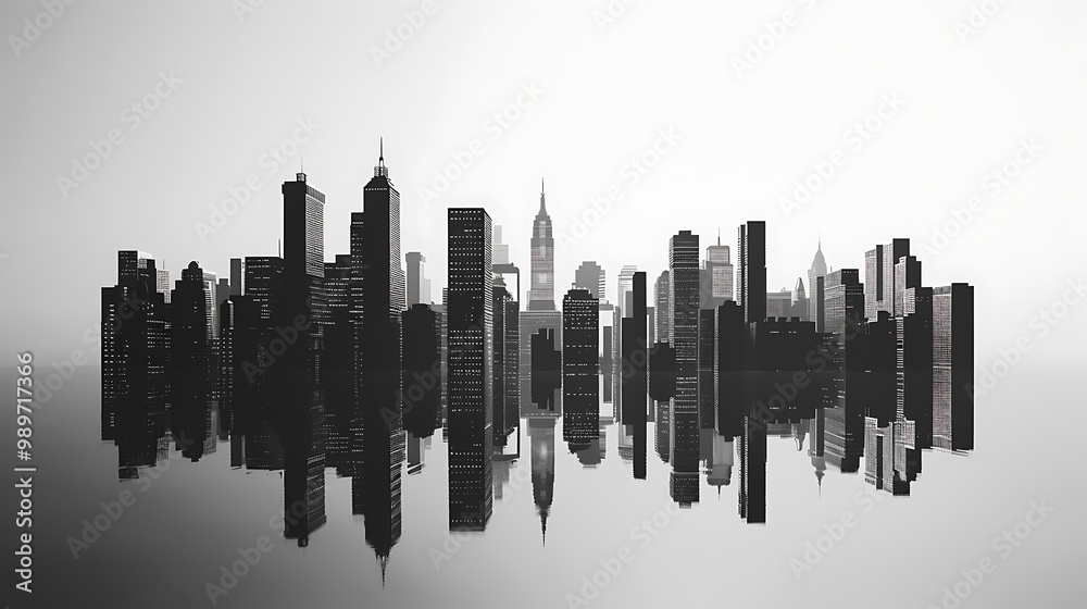 Fototapeta premium city skyline