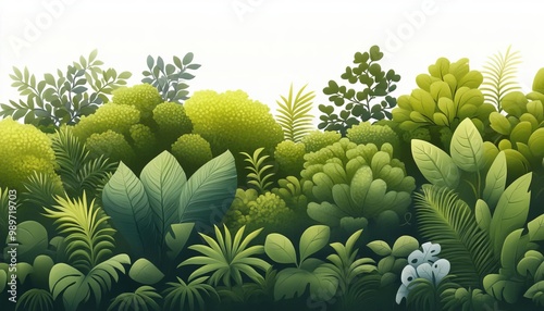 Botanical Gardens Arboreal Beautyillustration photo