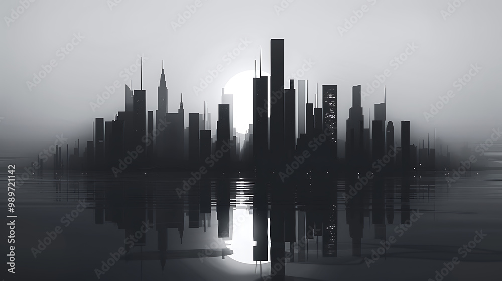city skyline illustration city skyline illustration