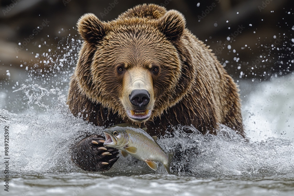 Grizzly Bear Fishing Grizzly Bear Fishing