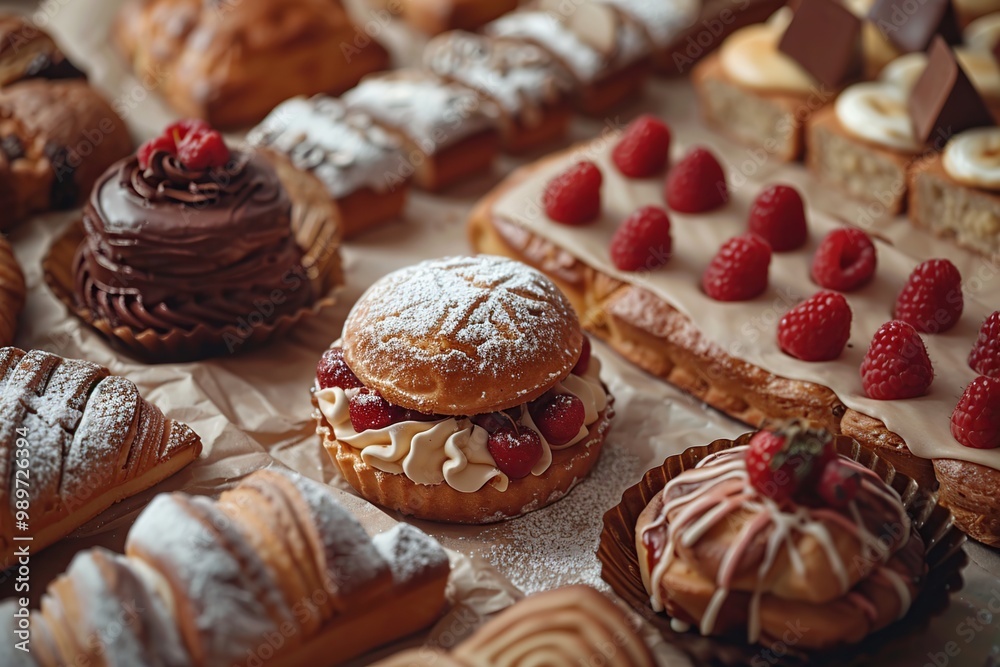 Assortment of Delicious Pastries Assortment of Delicious Pastries