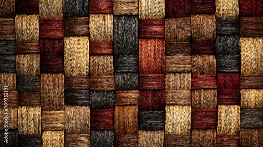 Woven fabric pattern, muted earth tones, high definition Woven fabric pattern, muted earth tones, high definition