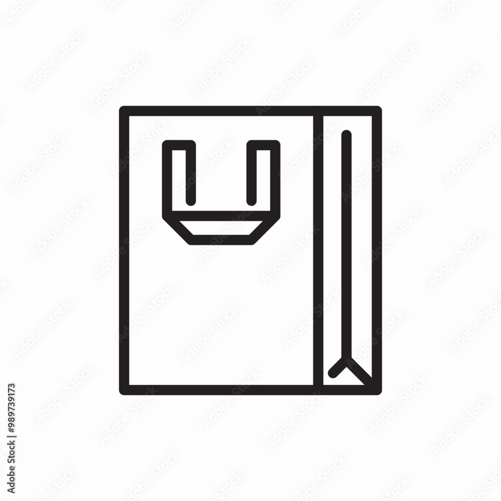 hand bag for shopping icon sign vector hand bag for shopping icon sign vector