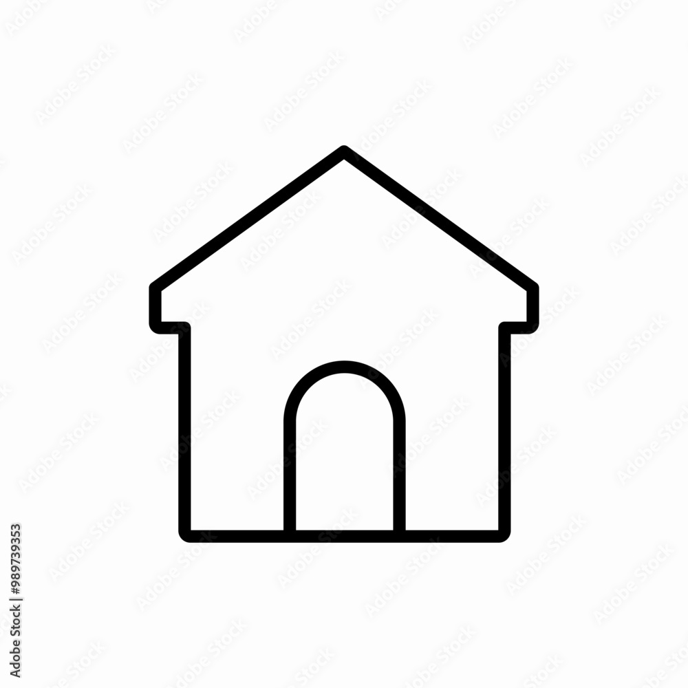 house real estate icon sign vector house real estate icon sign vector