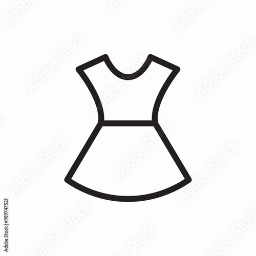 dress mini icon sign vector