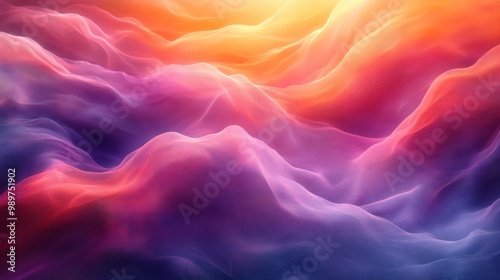 Abstract Colorful Waves