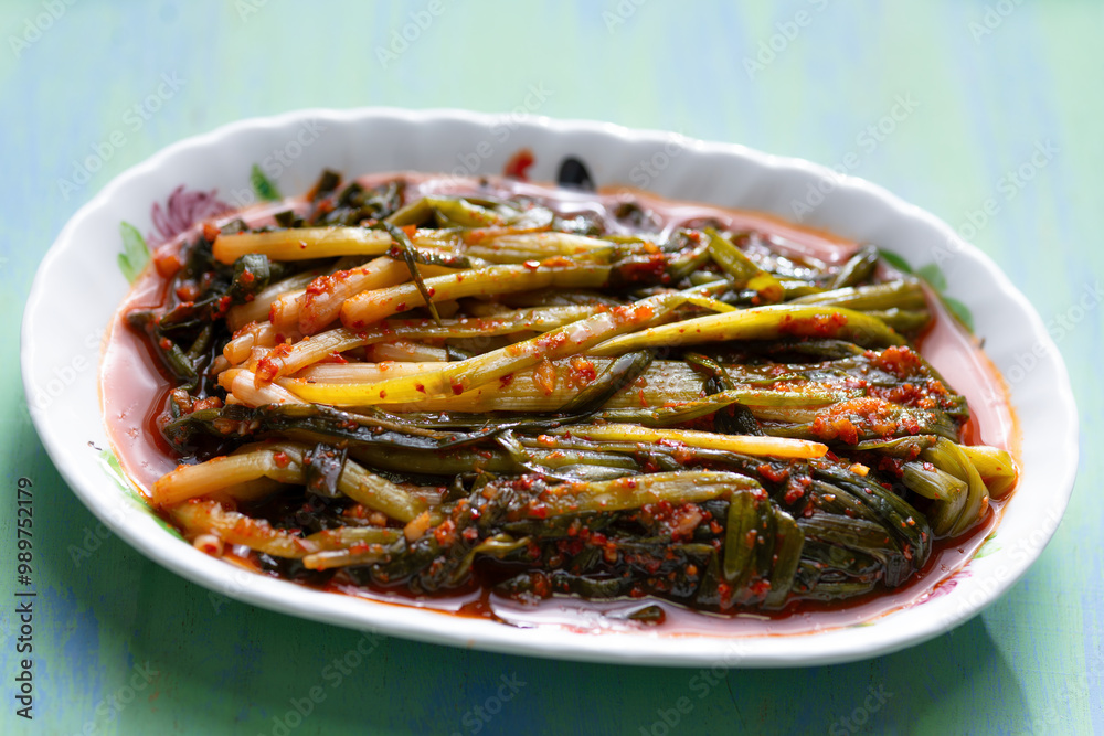 green onion kimchi, pa-kimchi