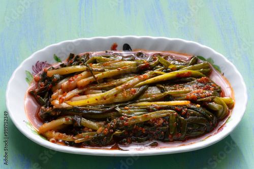 green onion kimchi, pa-kimchi