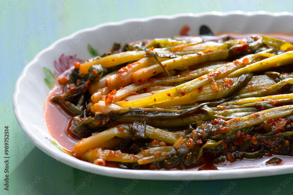 green onion kimchi, pa-kimchi