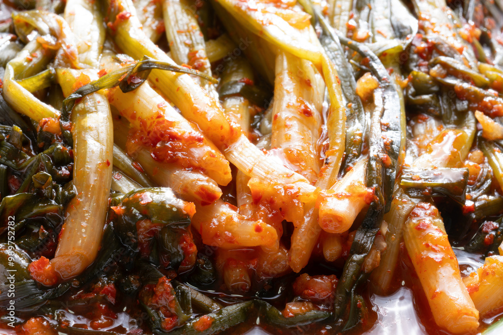green onion kimchi, pa-kimchi