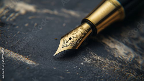 fountain pen close up