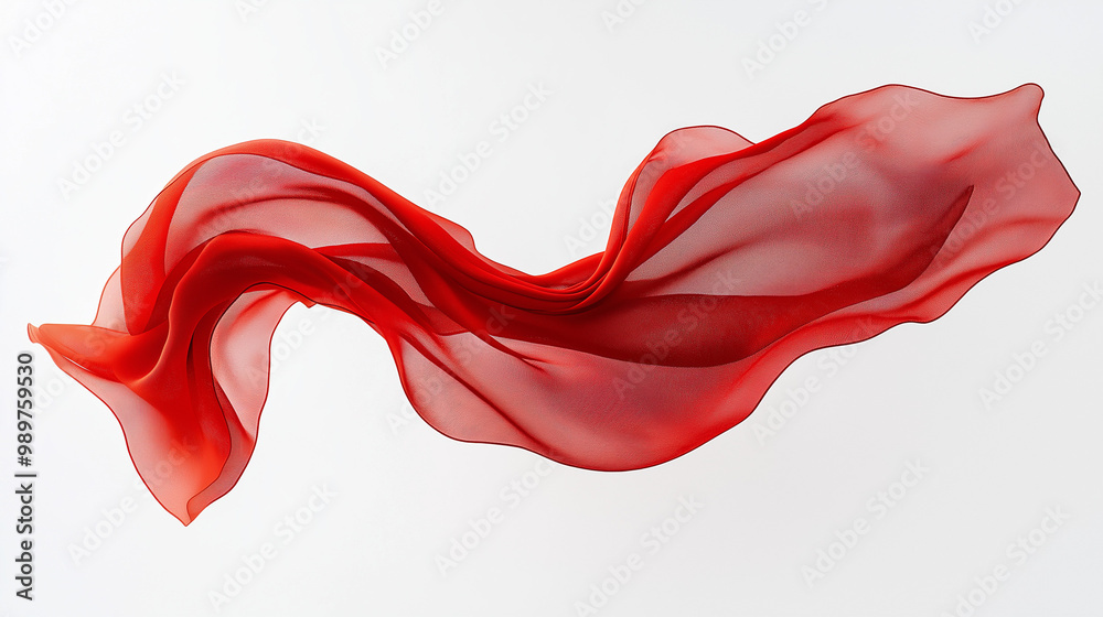 red fabric isolated on white background red fabric isolated on white background