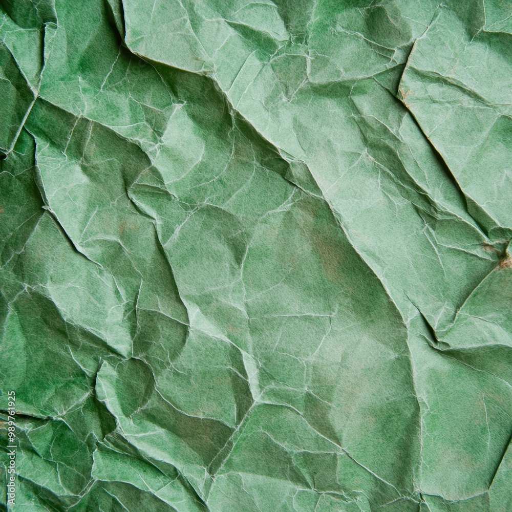 crumpled green paper texture background crumpled green paper texture background