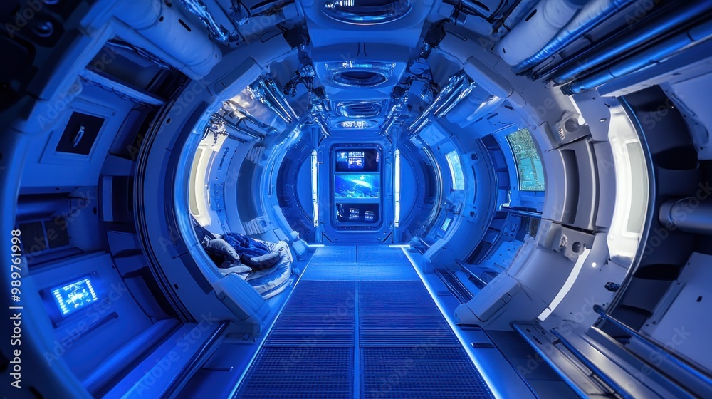 Futuristic Spaceship Interior Design Futuristic Spaceship Interior Design