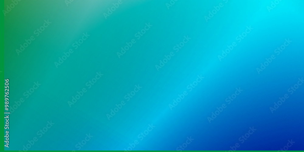 Obraz premium Blurred light green,turquoise abstract background, smooth colorful transition, Gorgeous abstract illustration with sun-like image.