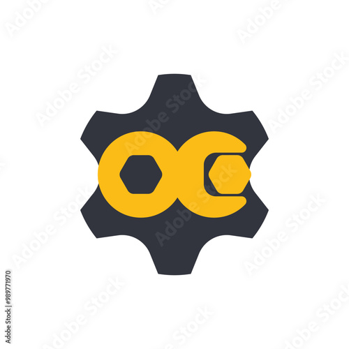 Wrench Logo Template Icon