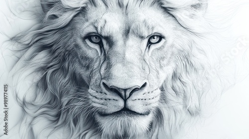 Majestic Lion Portrait