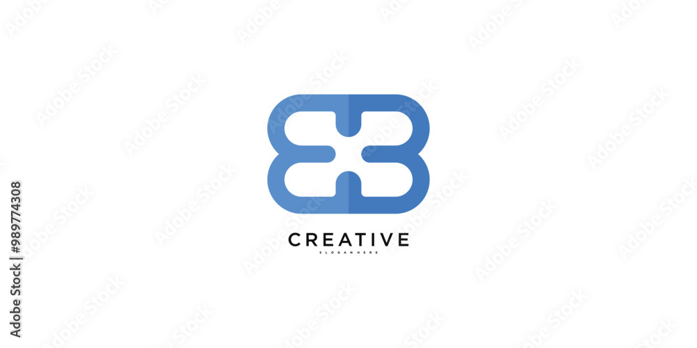 EB letter logo design. Creative E B letter icon. Premium Vector EB letter logo design. Creative E B letter icon. Premium Vector