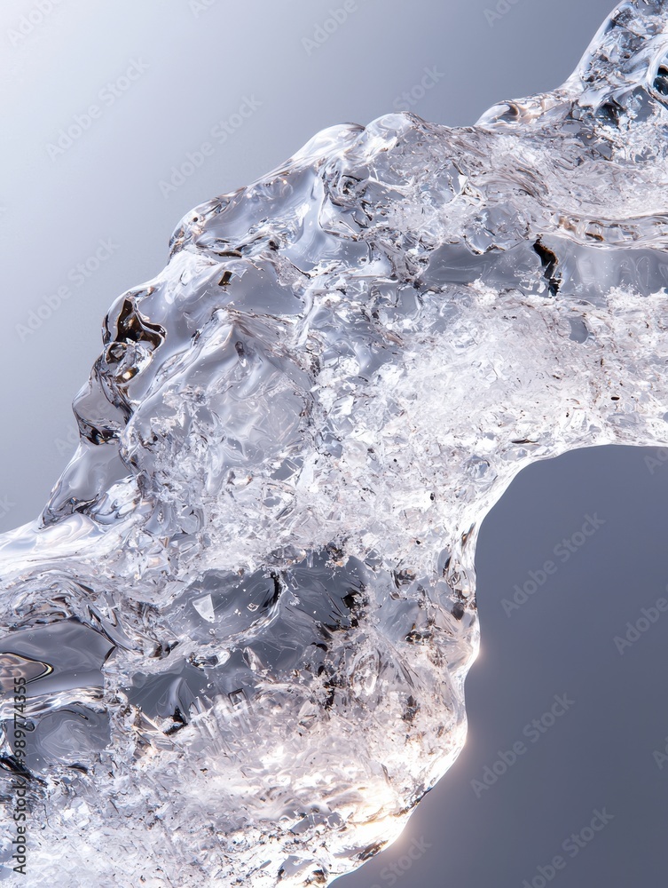 Intricate ice crystal formation Intricate ice crystal formation