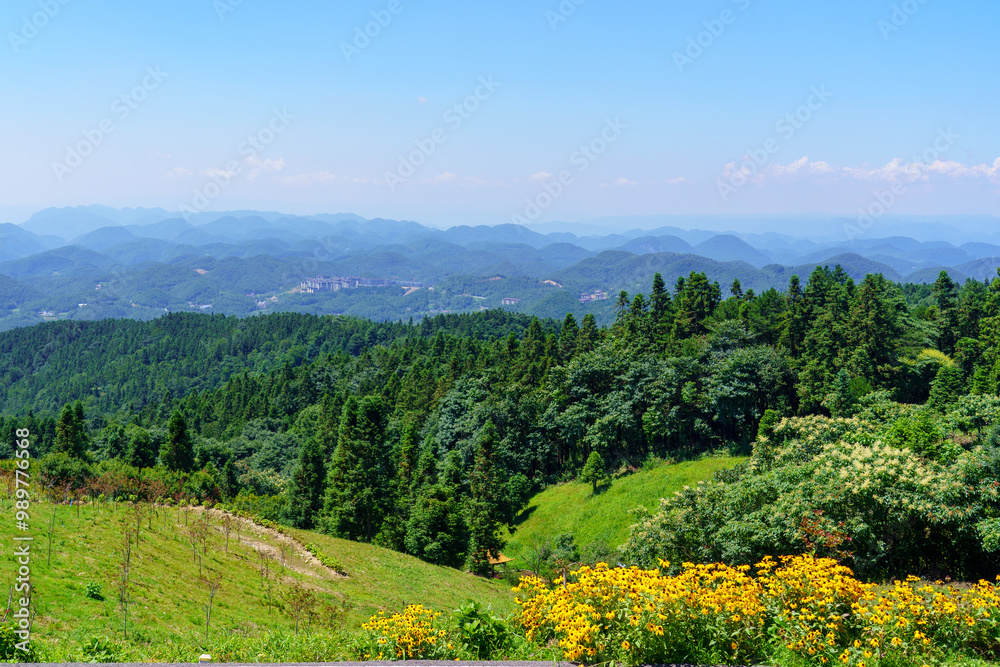Enshi Mountainscape, Hubei, China Enshi Mountainscape, Hubei, China