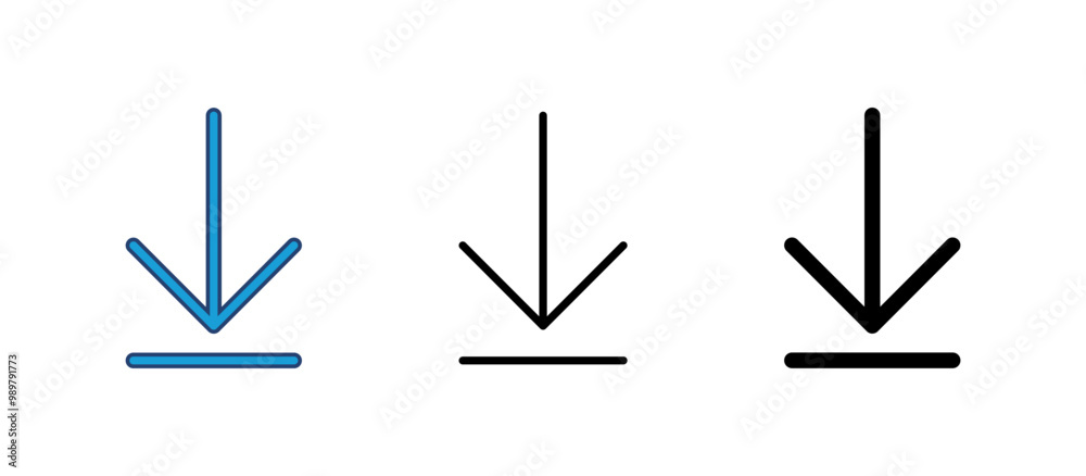 Download icon vector. Download vector icon Download icon vector. Download vector icon