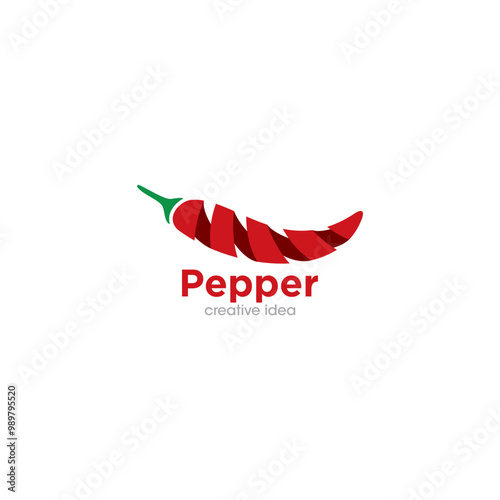 Creative Pepper Logo Design Template