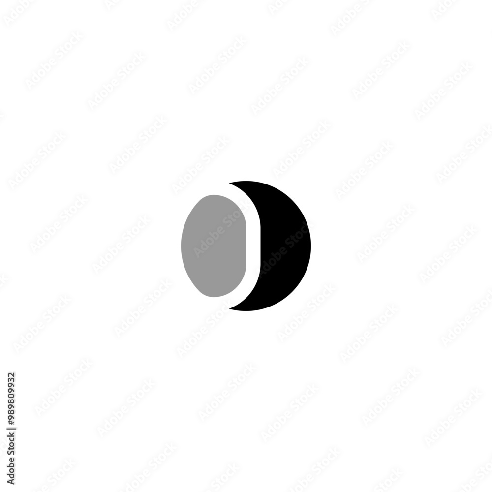 initial letter o unique rounded shape initial letter o unique rounded shape