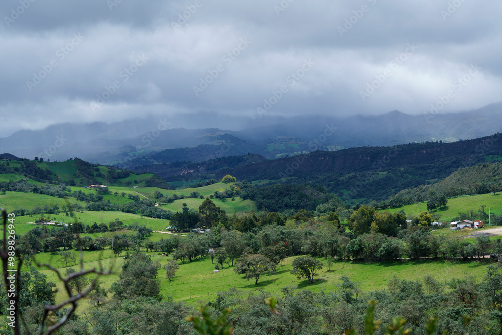 Panoramica de las montañas de Sesquilé Panoramica de las montañas de Sesquilé