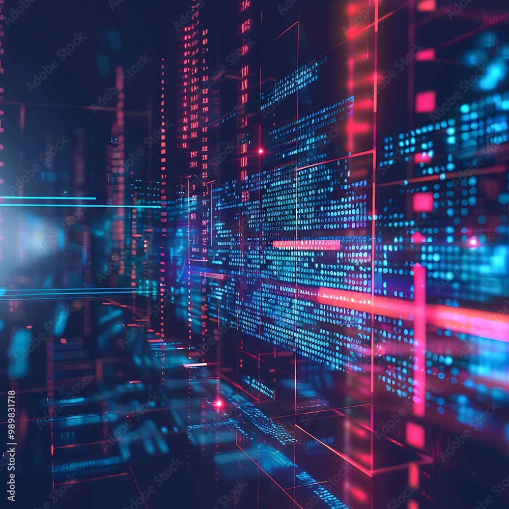 Abstract binary code background. Technology and science concept. Abstract binary code background. Technology and science concept.