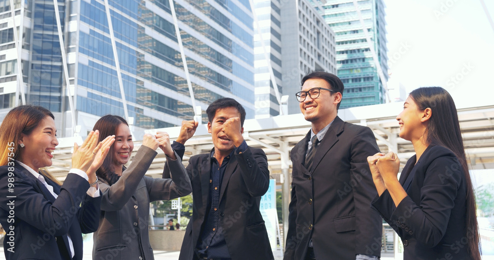 Multiethnic Teamwork friendship group brainstorming togetherness. Business people team holding hands Solidarity. Diversity business partner people teamwork holding hands together power of tag team