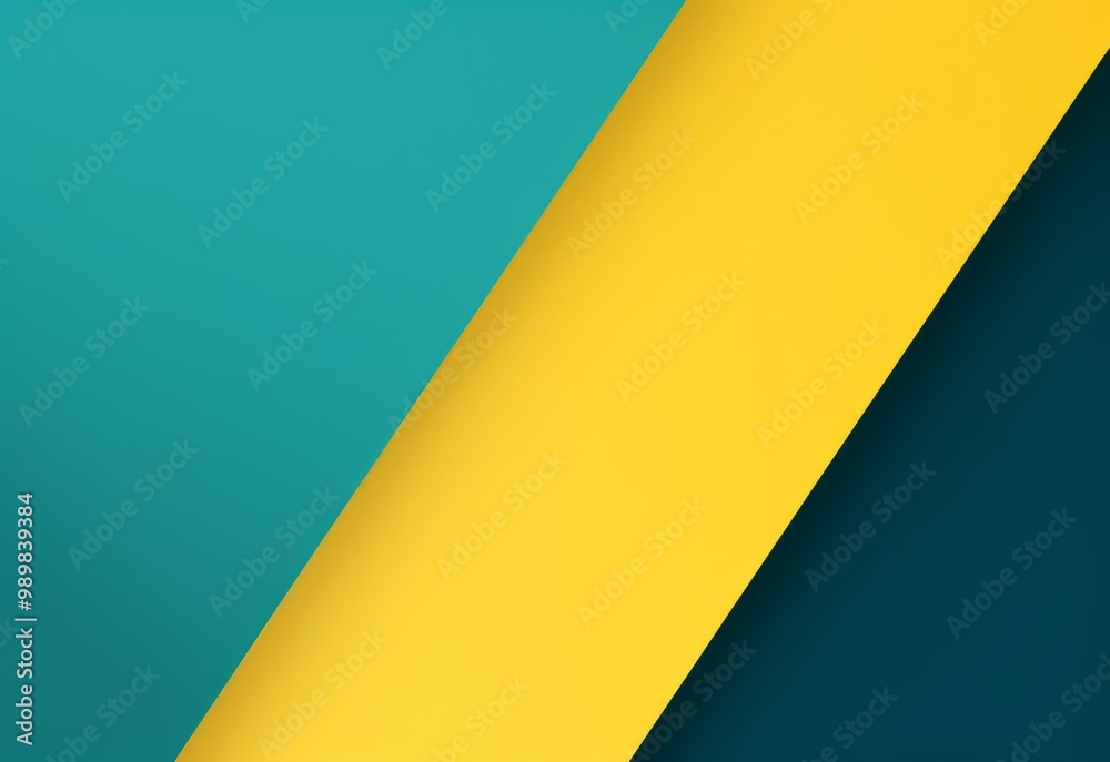 a blue, green, and yellow color scheme with a simple geometric design a blue, green, and yellow color scheme with a simple geometric design