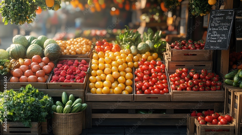 Fresh Produce at the Market Fresh Produce at the Market