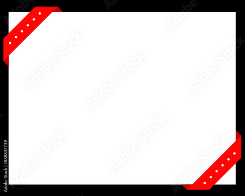 red text box for any text with exclamation mark
