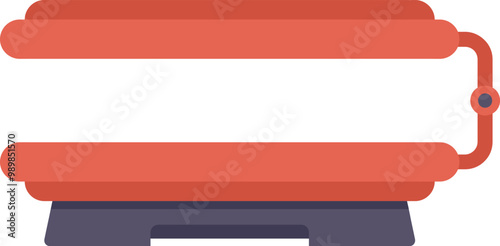 Domestic electric water heater for hot water supply, heating system element