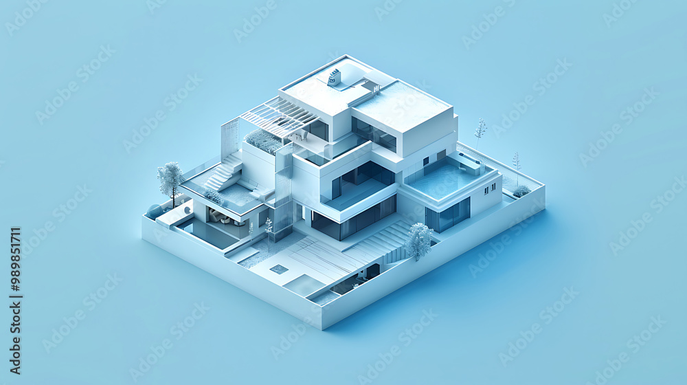 3d render house exterior 3d render house exterior