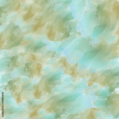 12x12 - Water Colors  - 12x12_Water Colors_Green Blue