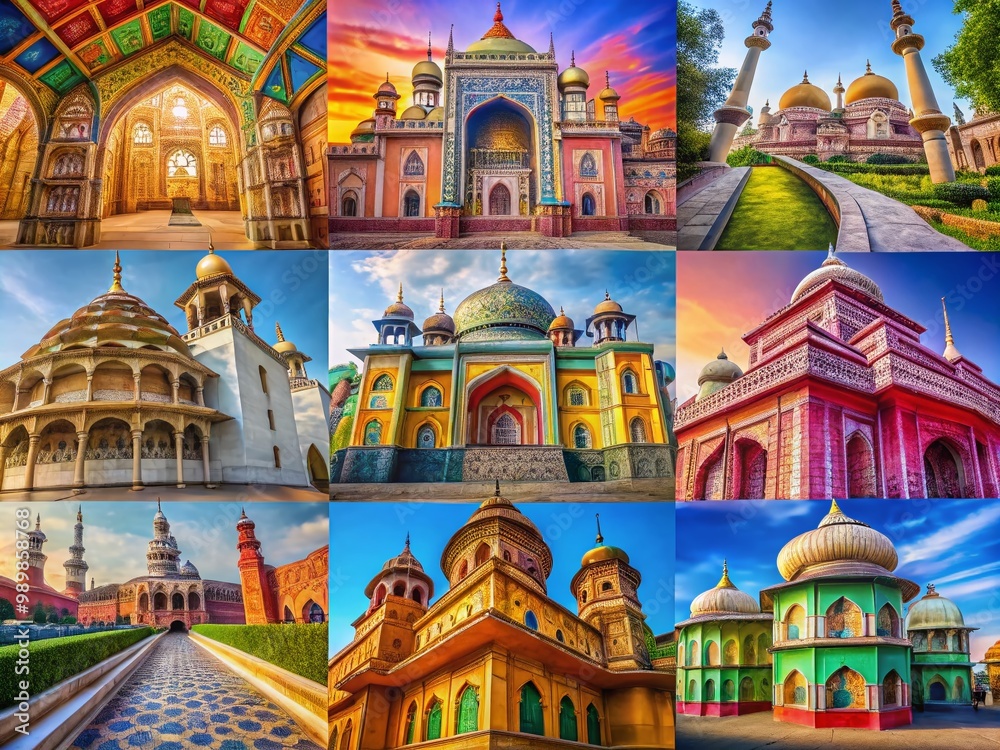 Fototapeta premium Captivating Angles and Perspectives Showcasing the Beauty of Architectural Designs and Structures