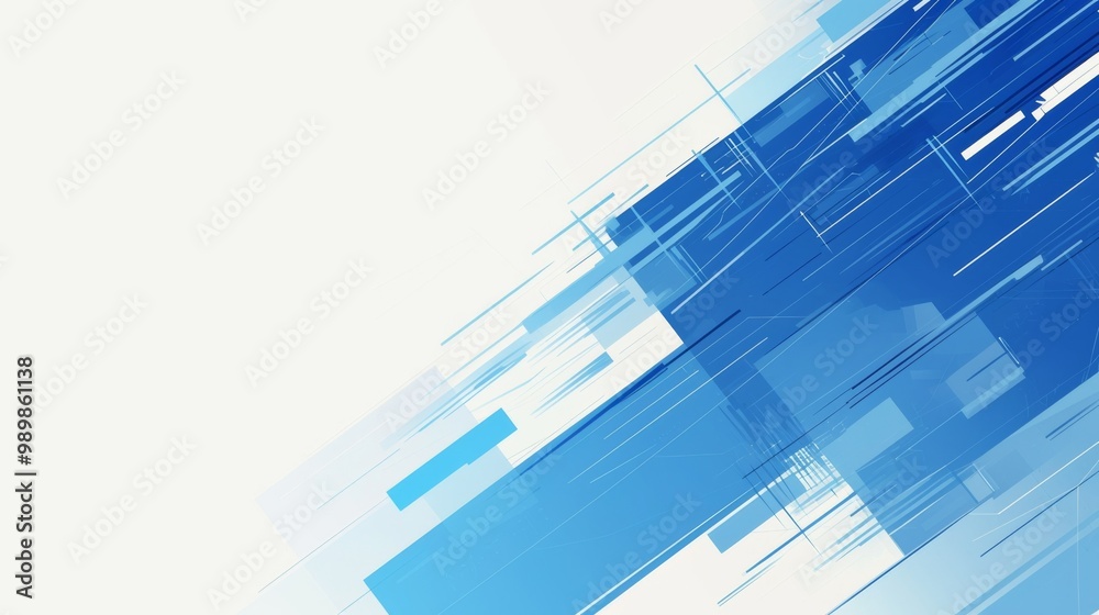 blue and white background featuring technology-inspired vector design with flat geometric shapes blue and white background featuring technology-inspired vector design with flat geometric shapes