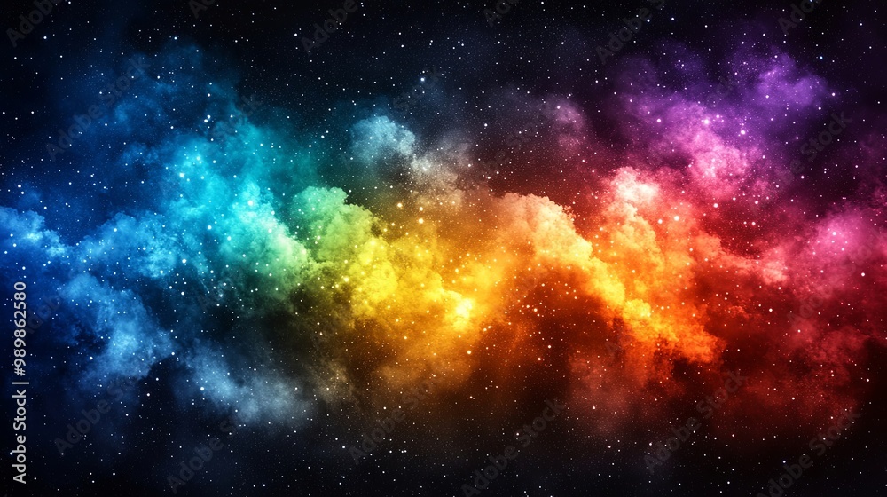 Celestial Canvas A Symphony of Colors and Cosmic Dust Celestial Canvas A Symphony of Colors and Cosmic Dust
