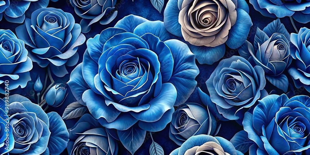 Dark Blue Rose Wallpaper with Elegant Floral Design for Luxurious Home and Office Decor Ideas Dark Blue Rose Wallpaper with Elegant Floral Design for Luxurious Home and Office Decor Ideas