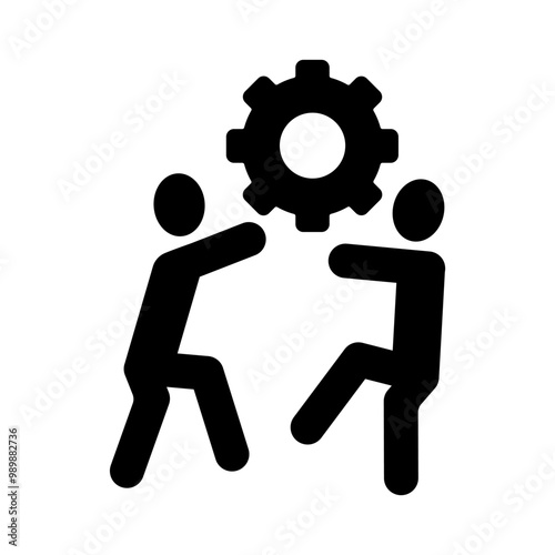 teamwork concept line icon. Simple element illustration. teamwork concept outline symbol design.