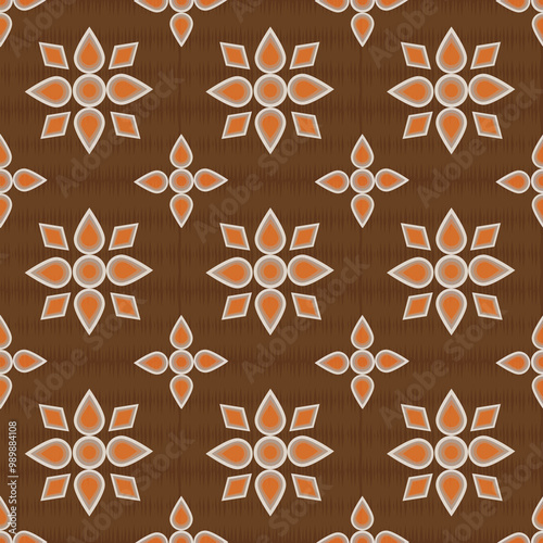 seamless pattern with flowers