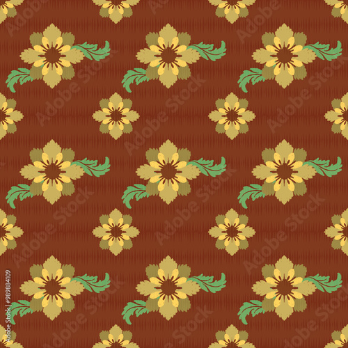 texture with flowers