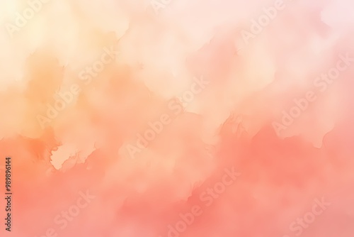 Soft Pastel Coral Background for Cheerful Designs photo