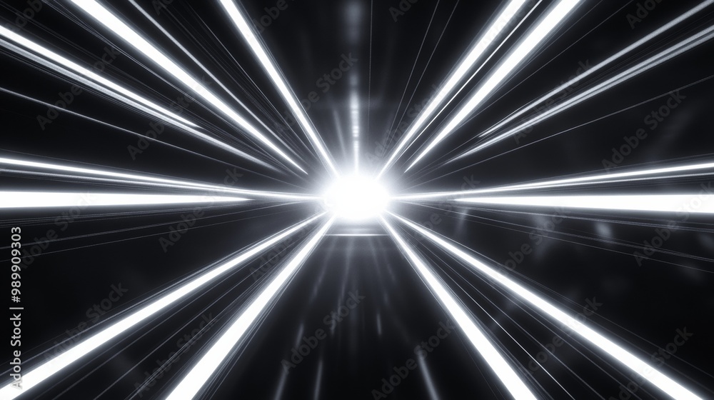 Fototapeta premium Abstract white light background