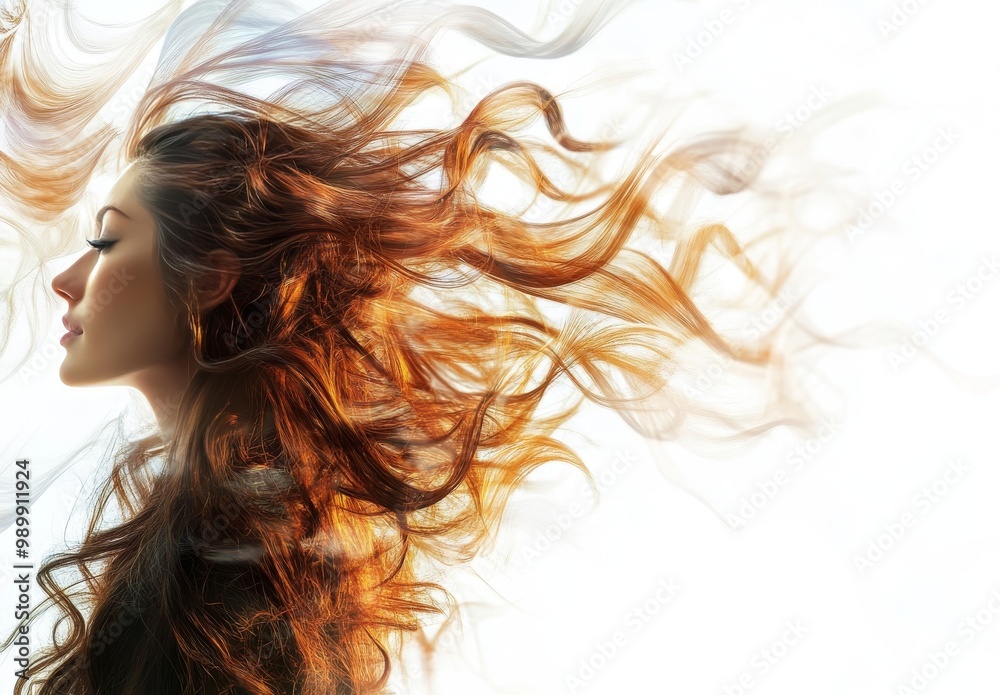 woman with long hair woman with long hair