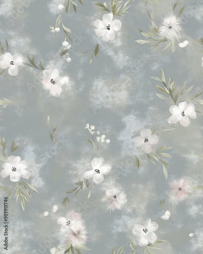 closeup flower pattern gray background weeks princess delicate fog inspiring shojo flitting sky furniture design sheet roll diadem white broom closet grey photo