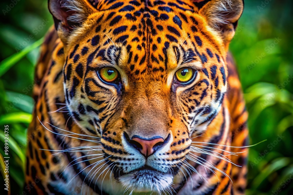 Obraz premium Intense Close-Up of a Fierce Wild Animal Capturing the Essence of Power and Survival in Nature